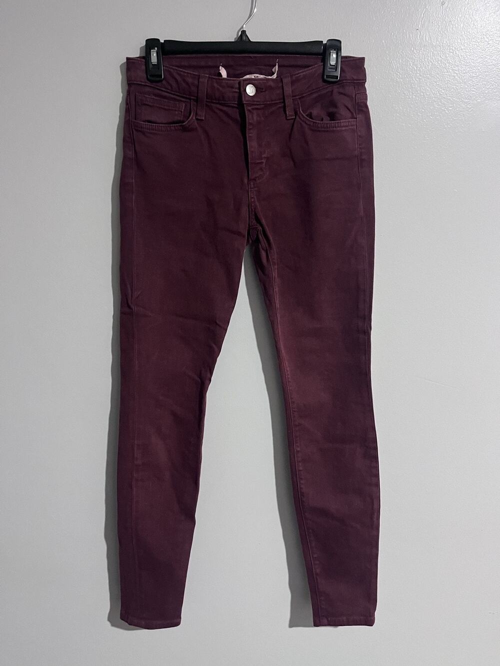 Joe's Jeans Jeans Womens 27 Purple Skinny Slim Stretch 5-Pocket 30 Inseam